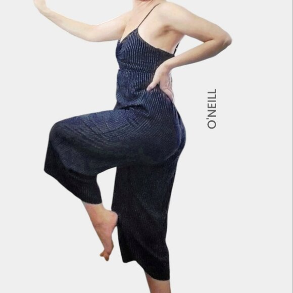 O'NEILL - Cute Boho Dark Blue Print "Anabella" Romper Jumper Onesie- Size M - Picture 5 of 11